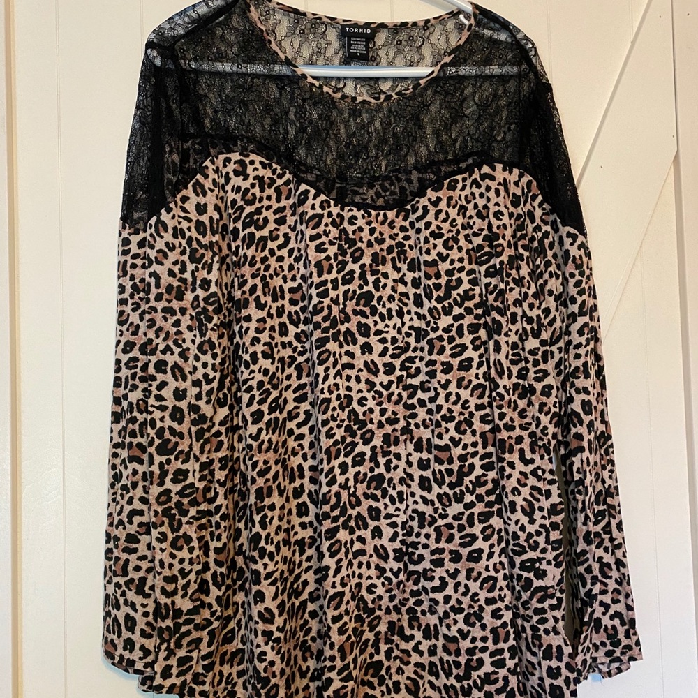 Leopard Print Blouse
